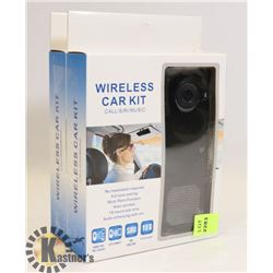 2 NEW WIRELESS HANDS FREE CAR KITS