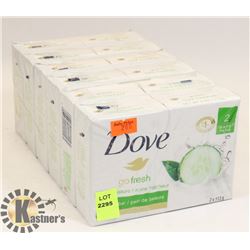 LOT OF 12 DOVE SOAP