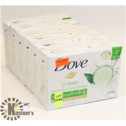 LOT OF 12 DOVE SOAP
