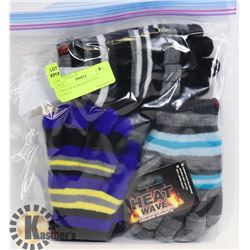 3 PACK OF KIDS HEAT WAVE GLOVES