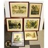 Image 1 : BOX OF 5 FRAMED ARTWORK.