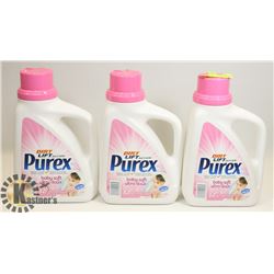 LOT OF 3 PUREX DETERGENT