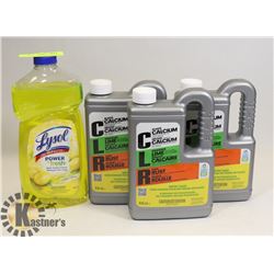 LOT OF 3CLR AND ONE LYSOL 800ML