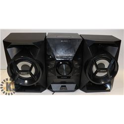 BOX W/SONY HOME AUDIO BOOKSHELF