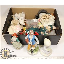 BOX OF ASSORTED COLLECTIBLES.