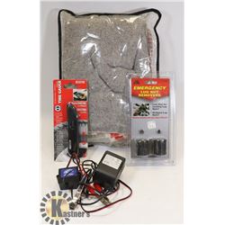 FLAT OF AUTOMOTIVE TOOLS INCLUDING TIRE GAUGE