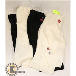 LOT OF 4 SOFT SCARFS