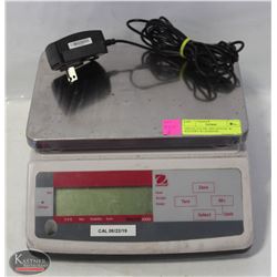 OHAUS VALOR 1000 DIGITAL SCALE W/ BATTERY &