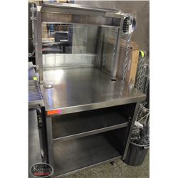 BAILIFF SEIZURE CUSTOM S/S CABINET W/ SNEEZEGUARD