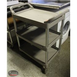 BAILIFF SEIZURE RUBBERMAID 3-TIER SERVICE CART
