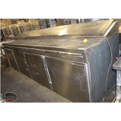 4 DOOR STAINLESS STEEL PIZZA PREP COOLER
