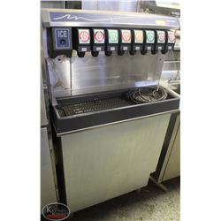 FOLLETT 8 HEAD POP DISPENSER W/ ICE DISPENSER