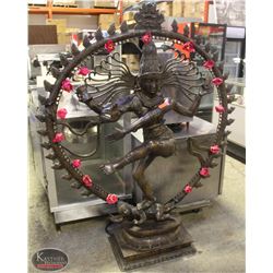 BAILIFF SEIZURE: METAL NATARAJA SHIVA STATUE