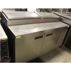 2 DOOR S/S  REFRIGERATED PIZZA PREP STATION