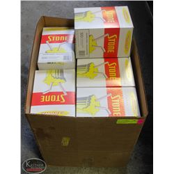 BOX OF DISPOSABLE PLASTIC DRINKING STRAWS