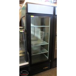 TRUE SINGLE GLASS DOOR DISPLAY COOLER W/