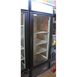 TRUE SINGLE GLASS DOOR DISPLAY COOLER W/