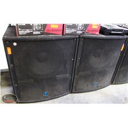 BAILIFF S. ITEM#45 2YORKVILLE YSL18"1500W SPEAKERS