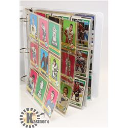 BINDER OF ASSORTED HOCKEY CARDS - 1970'S - PRESENT