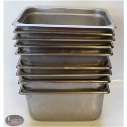 BAILIFF SEIZURE: LOT OF 10 - 1/2 SIZE S/S INSERTS