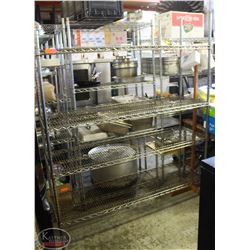 BAILIFF SEIZURE: 4-TIER CHROME WIRE RACK