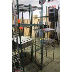 BAILIFF SEIZURE: LOT OF 2 WIRE RACKS