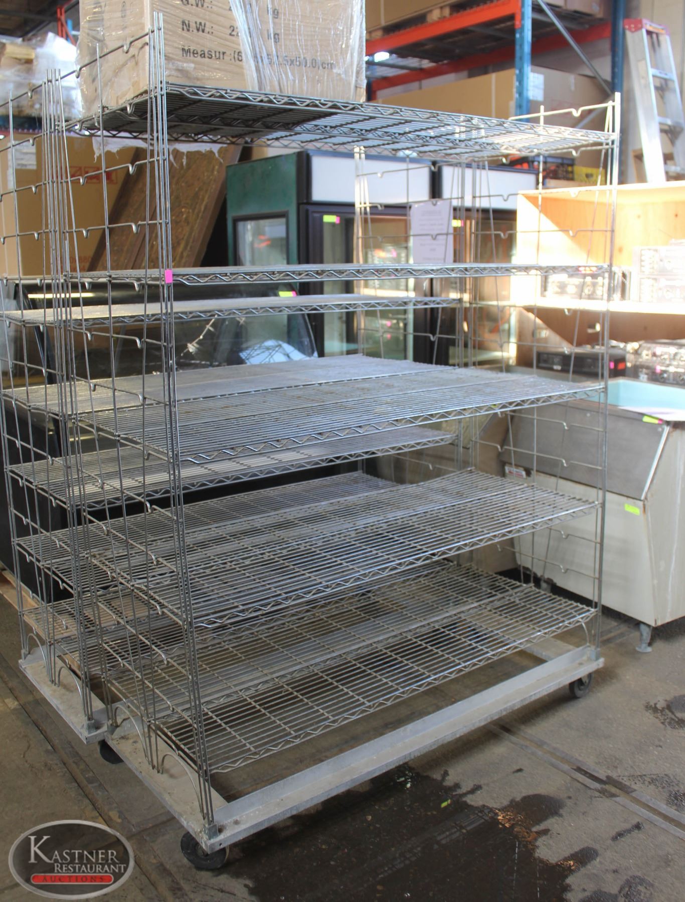5' LARGE-CAPACITY CHROME-WIRE STORAGE RACK- 5 TIER