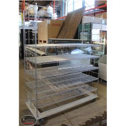 5' LARGE-CAPACITY CHROME-WIRE STORAGE RACK- 5 TIER
