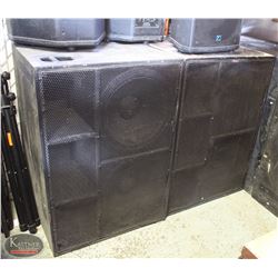 BAILIFF S. ITEM#44 2 TRANSPARENT NAC218 SPEAKERS