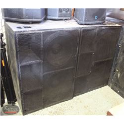 BAILIFF S. ITEM#42 2 TRANSPARENT NAC218 SPEAKERS