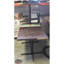 BAILIFF SEIZURE: LOT OF 4 VENEER TOP DINING TABLES