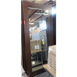 BAILIFF SEIZURE: LARGE WOOD FRAMED MIRROR