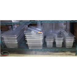 BAILIFF SEIZURE SHELF CONTENTS: ASSORTED POLY-CARB