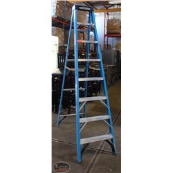 BAILIFF SEIZURE 8' WERNER FIBREGLASS STEPLADDER