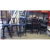 Image 1 : LOT OF 11 ASSORTED BAR STOOLS