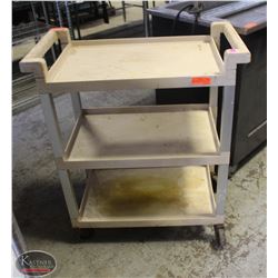 BAILIFF SEIZURE: 3-TIER PLASTIC SERVICE CART