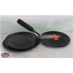 BAILIFF SEIZURE: LOT OF 3 CREPE PANS
