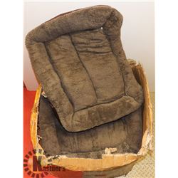 BOX OF NEW DOG BEDS