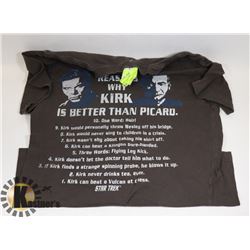 MEN'S SZ M PICARD VS KIRK T-SHIRT
