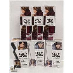 4 BOXES OF L'ORÉAL COLORISTA SEMI-PERMANENT HAIR