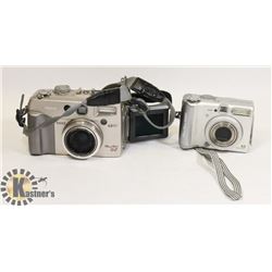 LOT OF 2 DIGITAL  CAMERAS
