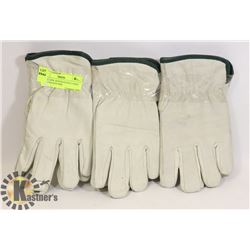 3 PAIR OF NEW ZENITH FLEECE LINED WORK