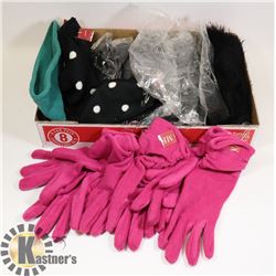 FLAT OF GLOVES AND MORE
