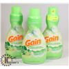 Image 1 : LOT OF 3 GAIN FABRIC SOFTENER