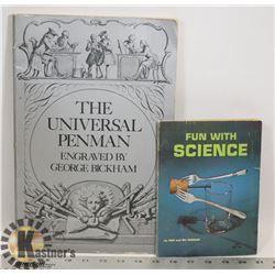 2 VINTAGE BOOKS UNIVERSAL PENMAN, 1968 AND FUN