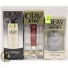 Image 1 : LOT OF 3 OLAY FACIAL CARE PRODUCTS
