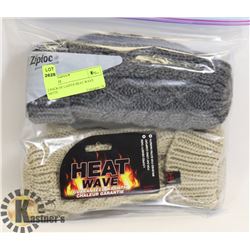 2 PACK OF LADIES HEAT WAVE GLOVES