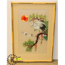 LARGE BIRD WALL ART 19" X 28"