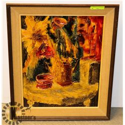 MEDIUM ABSTRACT PAINTING 20.5" X 24.5"