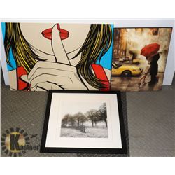 LOT OF 3 PICTURES.